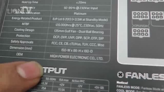 آنباکسینگ پاور گرین 850B-OC EVO Platinum-لیون کامپیوتر