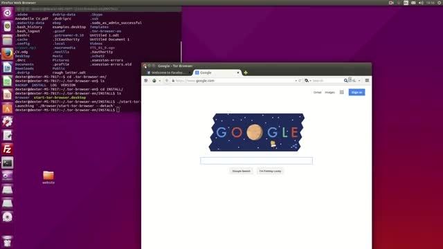 آموزش اجرای Tor Browser  در ubuntu