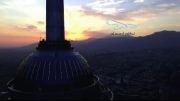 پرواز بر فراز برج میلاد تهران
