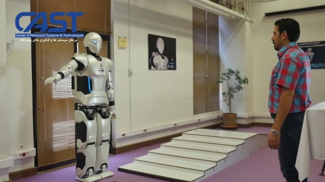 ربات انسان نما ملی سورنا 3-تشخیص حرکات بالاتنه