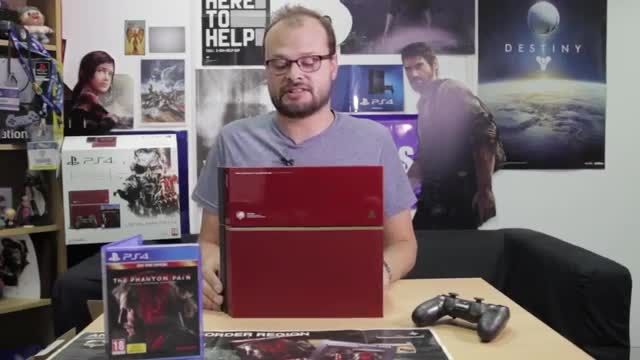 unboxing ps4 mgs v