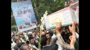 تشییع شهدای گمنام در فرمانداری شیراز