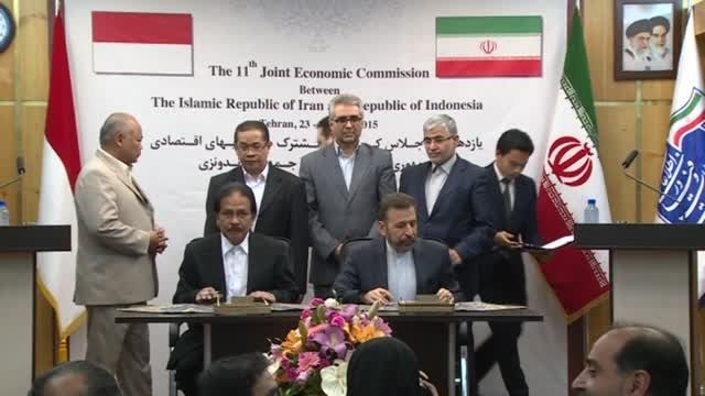 امضای تفاهم نامه ایران و اندونزی