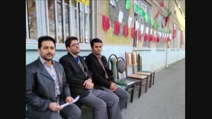 مراسم دهه فجر93 - دبیرستان شهید سلامت بخش