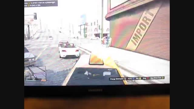 یک باگ جالب در بازی GTA V (مخصوص پلیس بازی)
