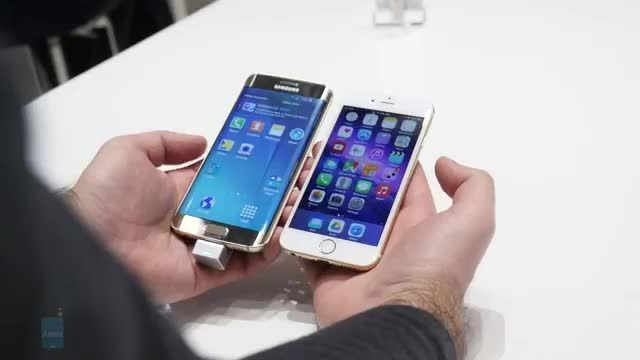 اولین مقایسه تست سرعت Galaxy S6 edge و آیفون 6