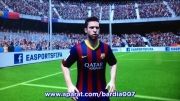 قیافه خیلى خنده دار بازیكن بارسا (FIFA 14)