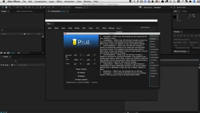 P9 scriptUI builder