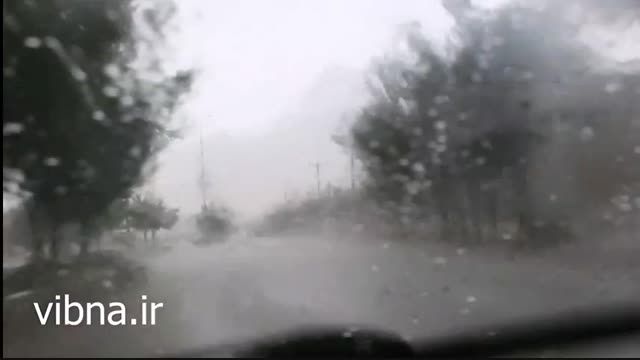 تگرگ و باران فریدونشهر