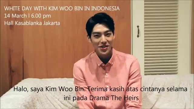 Kim Woobin Video Message for Indonesia FM