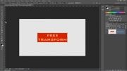 آموزش فتوشاپ - آموزش ابزار free transform
