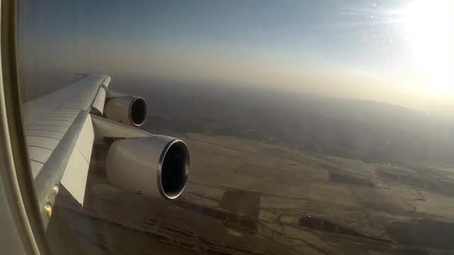 تقرب بسیار زیبای 747 sp ایران ایر به فرودگاه امام خمینی