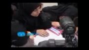 وداع خانواده شهید احمدی روشن در معراج سهدا