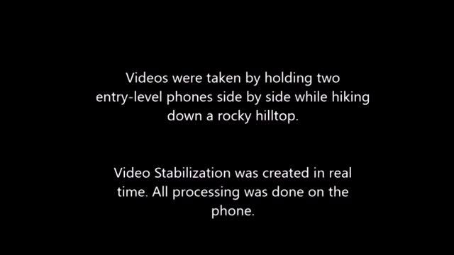 ویدیویی از برنامه Video Stabilization برای ویندوز10 موب
