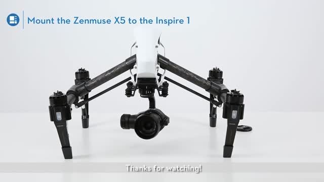 Inspire 1 Tutorials - Mounting the Zenmuse X5