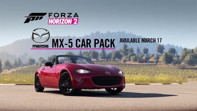 تریلر DLC Forza Horizon 2 Mazda MX-5 Car Pack