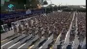 رژه زیبای همراه با سرود سپاه ایران در 31شهریور92(قسمت2)