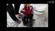 بوژمهران_ساخت پمپ آب با استفاده از وسایل موتور سیکلت