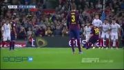 بارسلونا5-1سویا-گل های بازی(لالیگا)