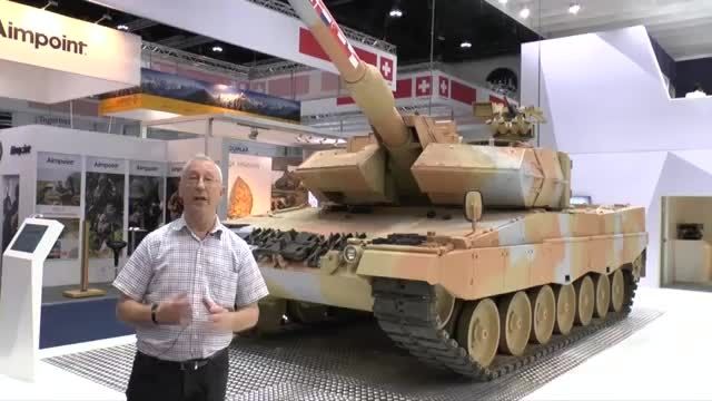 تانک  +Leopard 2A7 در IDEX 2015