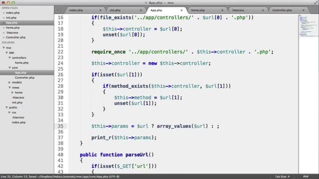 آموزش PHP MVC با ساخت یک App &rlm;-&rlm; Controller &rlm;(5/9)