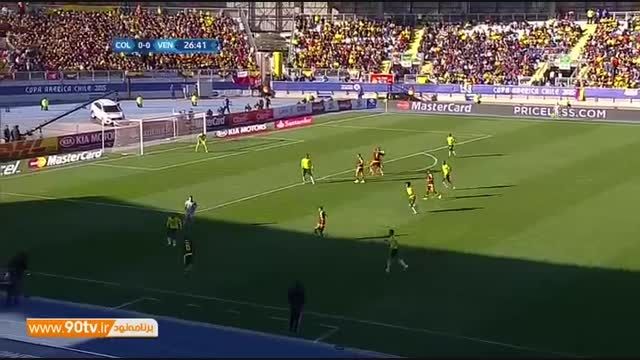 خلاصه بازی: کلمبیا ۰-۱ونزوئلا