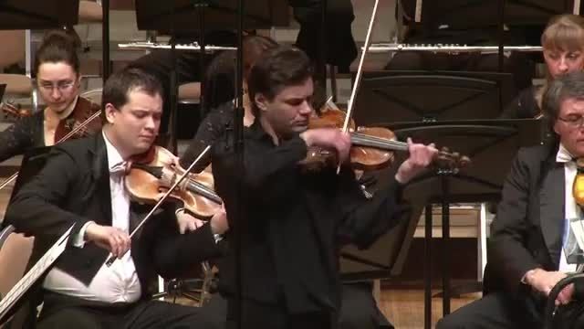 Concerto for violin and orchestra in D Major. Movement