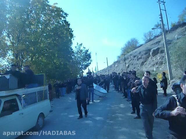 عزادران روستای قشلاق در روز عاشورا ورودی شال