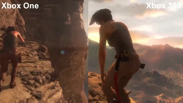 مقایسه گرافیک بازی Rise of the Tomb Raider