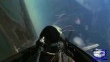 پرواز اف 22 از زاویه کابین
