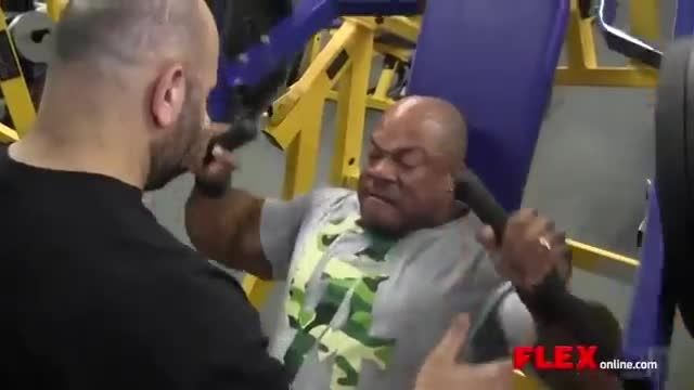 Phil Heath shoulder workout 4 weeks from mr. olympia 20