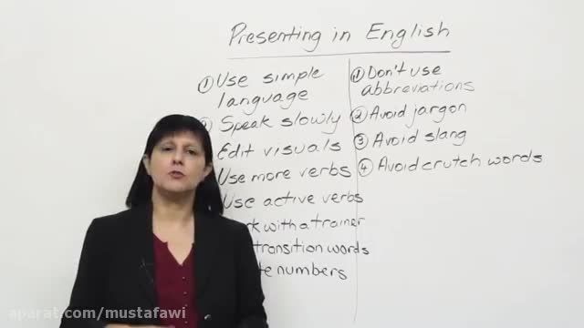 چگونه به زبان انگلیسی سخنرانی کنیم؟