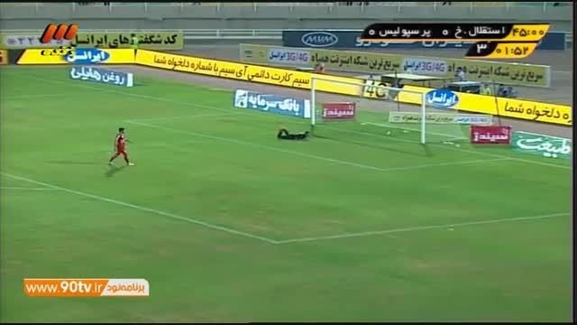 خلاصه بازی: استقلال خوزستان ۲-۱ پرسپولیس