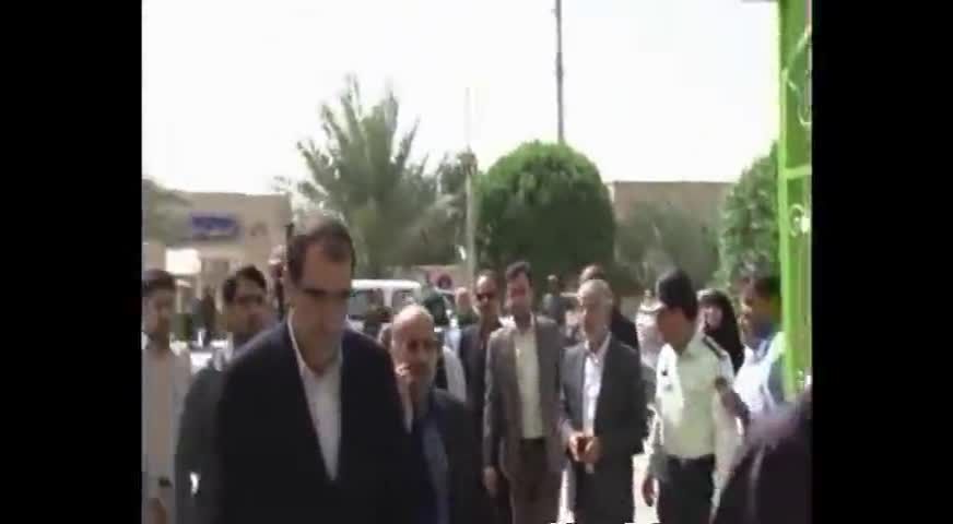 سفر وزیر بهداشت به شهرستان های لامرد و مهر