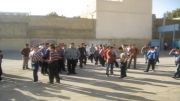 اولین روز حضور کلاس های اول در دبیرستان صائب خمینی شهر