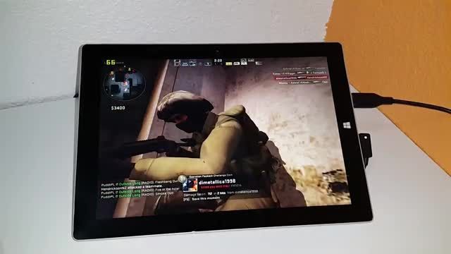 Surface 3 Atom Gaming: Counter Strike GO, Civ 5, Skyrim