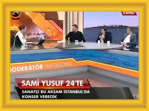 مصاحبه مشترک شبکه ترکیه باسامی یوسف،هولیا وتام رابرتسون