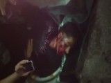 اهانت سعودی‌ها به جسد جوان معترض
