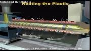 نمایش ساختار و کارکرد دستگاه تزریق پلاستیک
