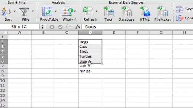 How to Create a Drop-Down List (Combo Box) in Excel