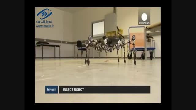تولید روباتی به شکل حشره شش پا