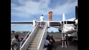 سوختگیری هواپیما در كنگو
