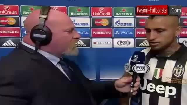مصاحبه آرتورو ویدال پس از شکست مقابل بارسلونا