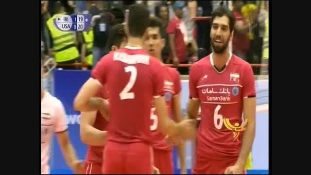 گزیده بازی اول ایران و آمریکا در ایران