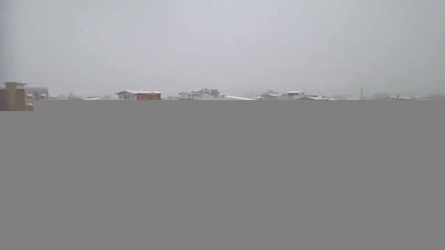بارش برف در قائمشهر - 13 بهمن 1392