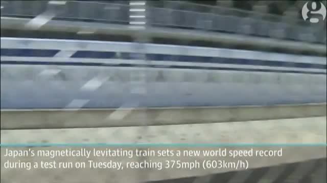 رکورد شکنی قطار مغناطیسی ژاپن - کیوسک آنلاین