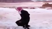 برف بازی عرب ها