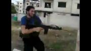 حمله تک تیرانداز به تروریست ها در سوریه