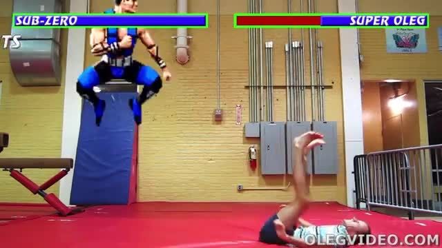 Mortal Kombat in Real Life- Sub-Zero vs SuperOleg