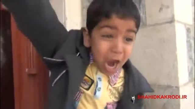 کوچکترین مجاهد انصار الله یمن و زیباترین شعارها
